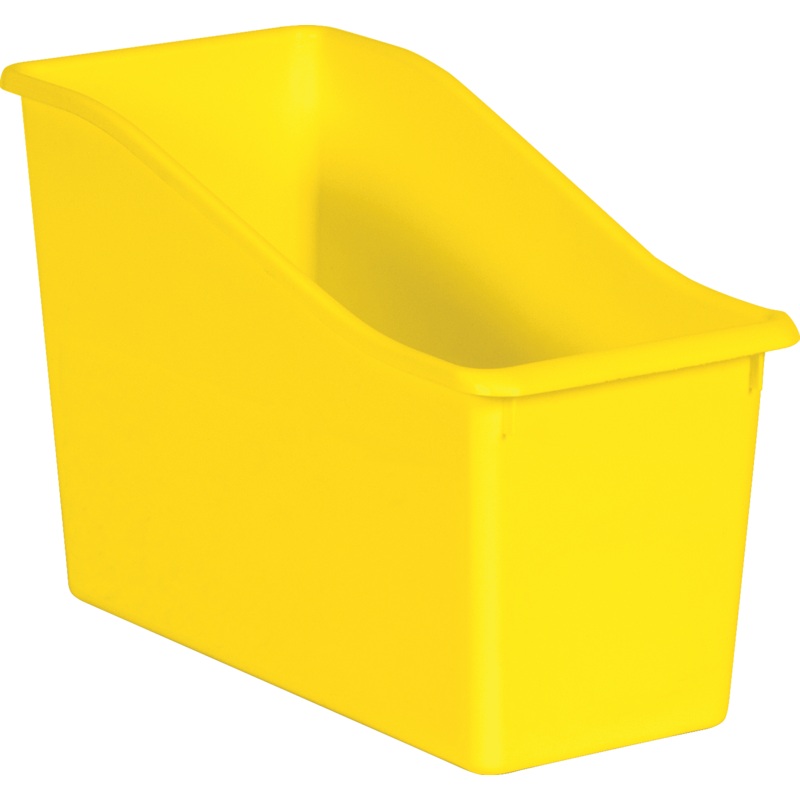 Yellow Plastic Book Bin