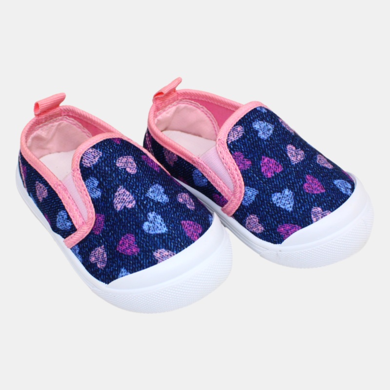 Baby Girls’ Navy Canvas Shoes