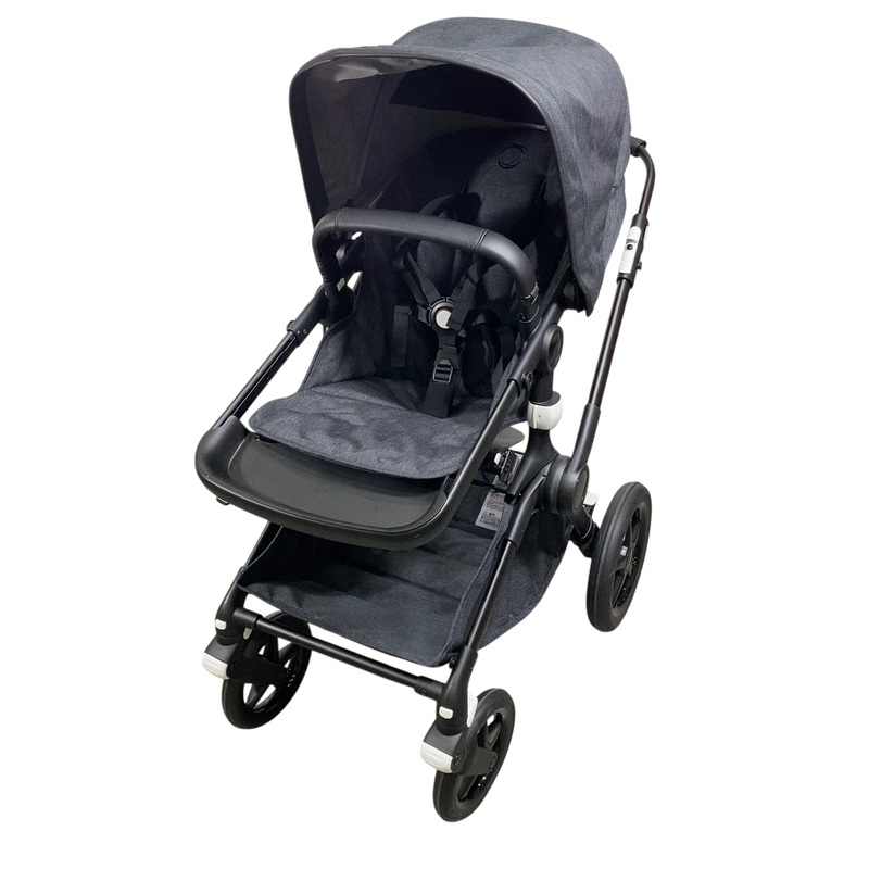 Bugaboo Fox 3 Stroller, 2022, Black, Washed Black, Washed Black