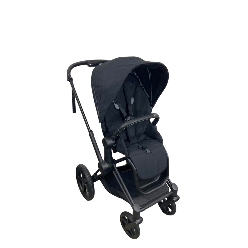 Cybex PRIAM Stroller, 2021, Deep Black, Matte Black