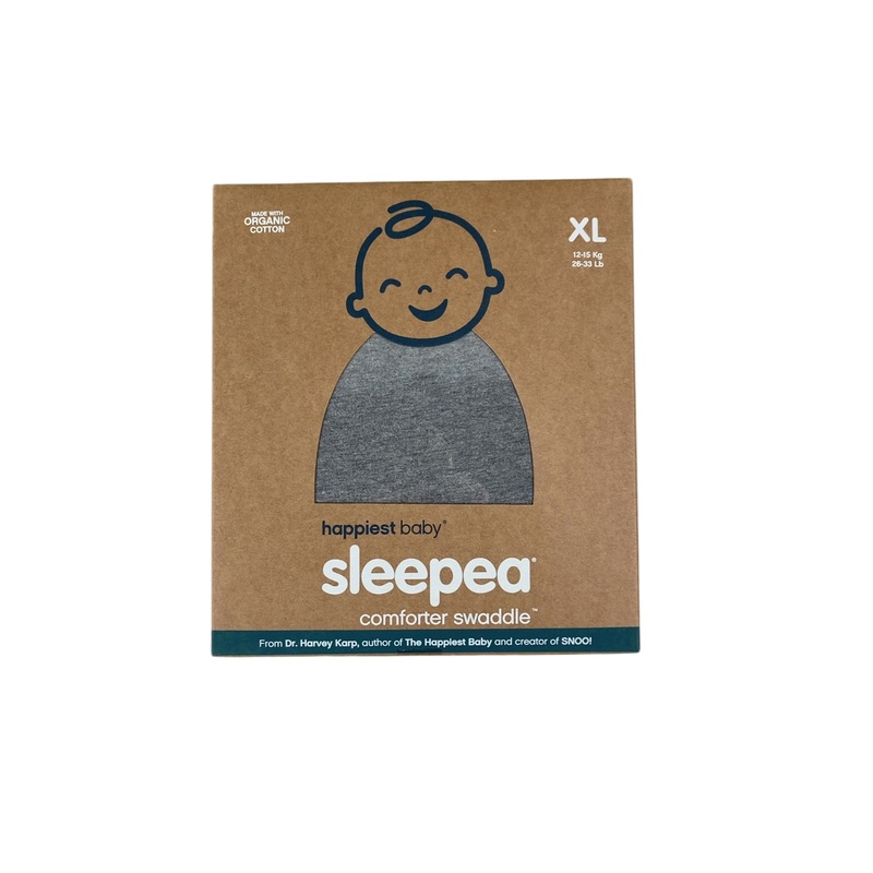 Happiest Baby Sleepea Comforter Swaddle, XL, Graphite
