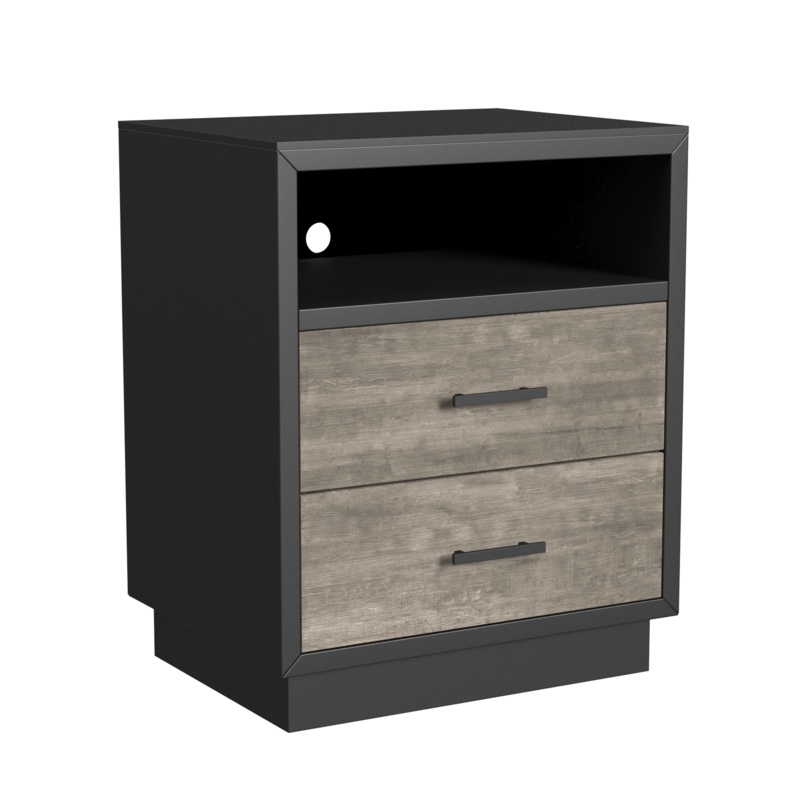 Studio 2 Drawer Nightstand