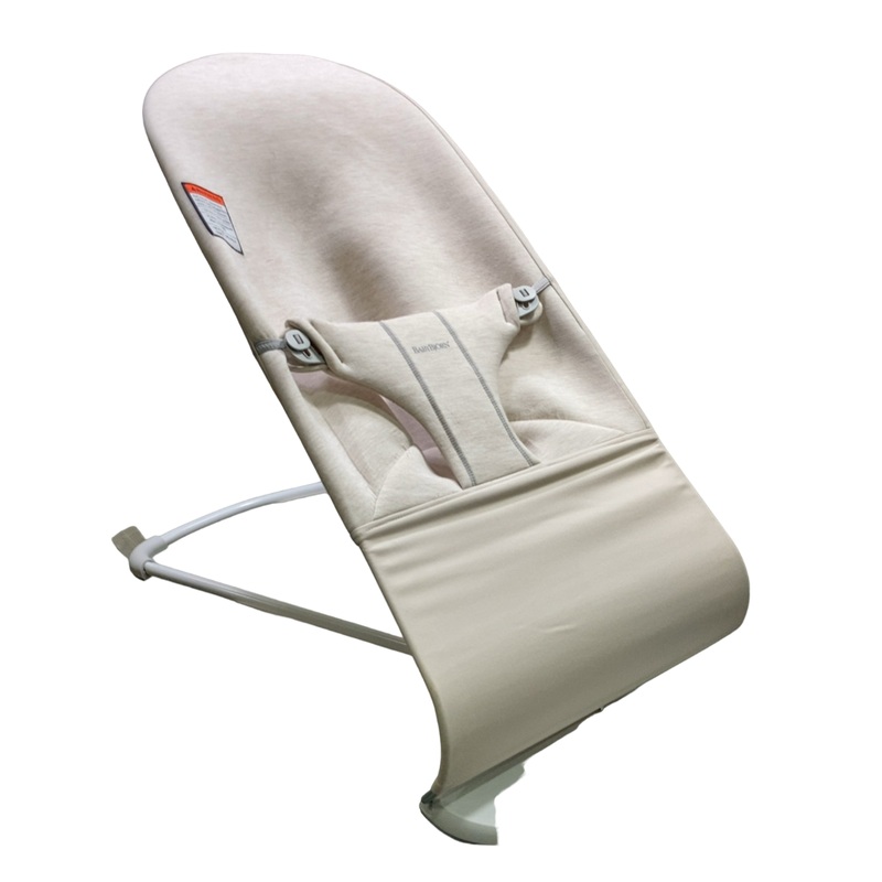 BabyBjorn Bouncer Bliss, Light Beige, Light Gray Frame