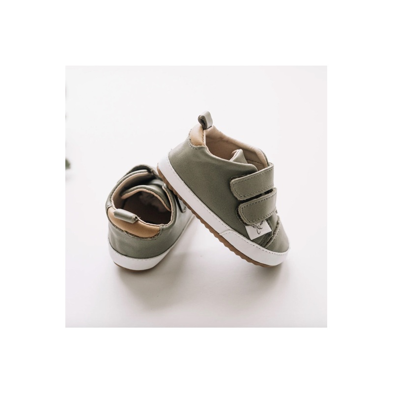 Little Love Bug Casual Low Top Sneaker – Army Green