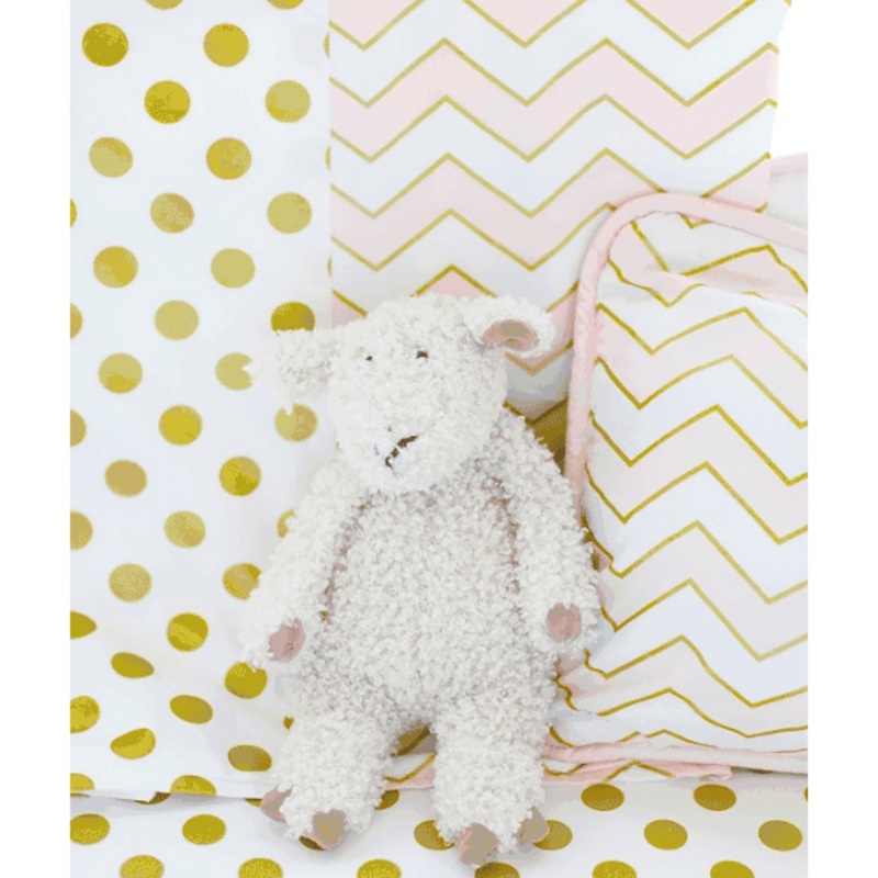 New Arrivals Gold Rush in Pink Blanket