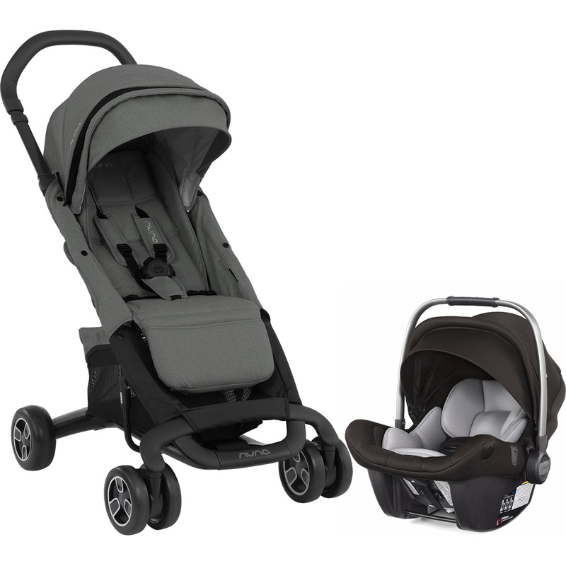 Nuna Pepp Next & Pipa Lite LX Travel System – Frost/Caviar