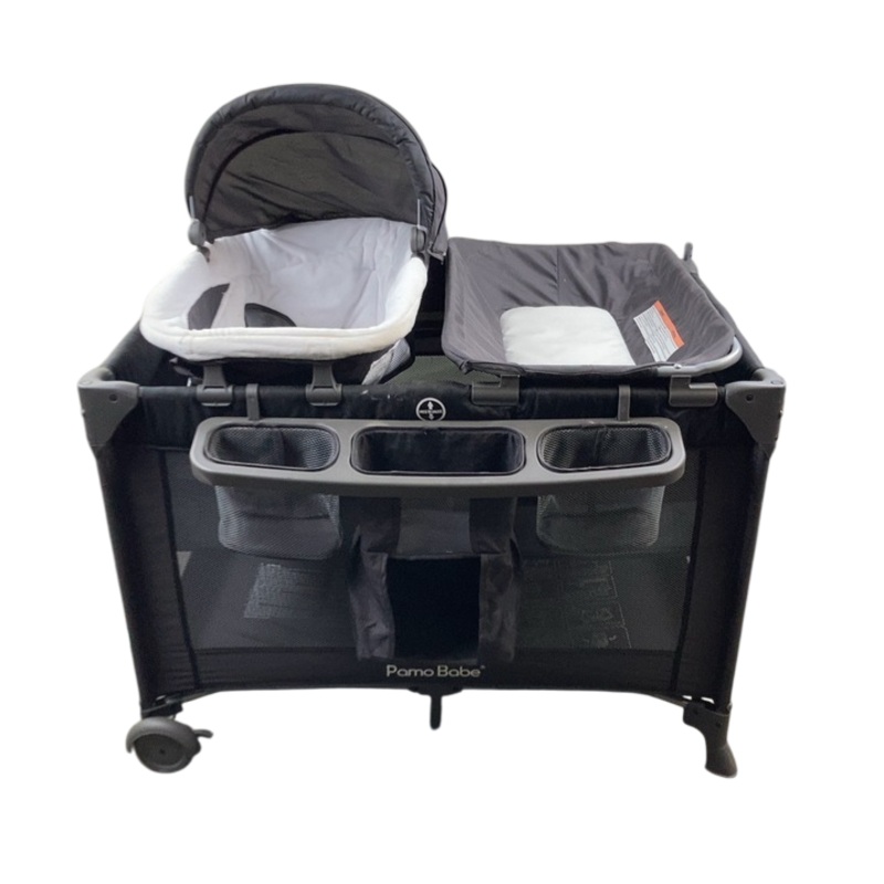 Pamo Babe Playard Deluxe Nursery Center, Black