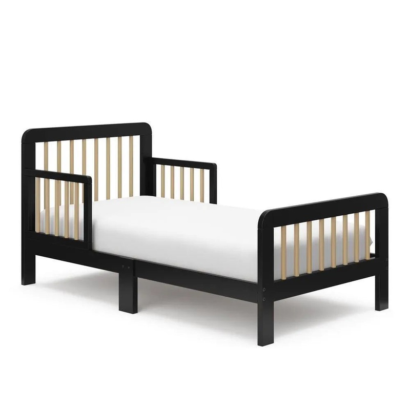 Pasadena Toddler Bed – Black/Driftwood