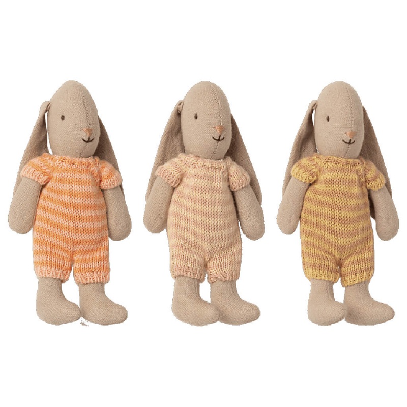 Set of 3 Micro Bunny Doll