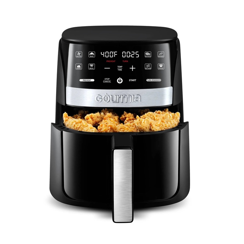 3qt Digital Air Fryer with 8 Presets & Guided Cooking (See Description)