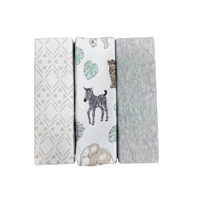 Aden + Anais Essentials Easy Wrap Swaddle, 3 Pack, Toile, Small (0-3 Months)