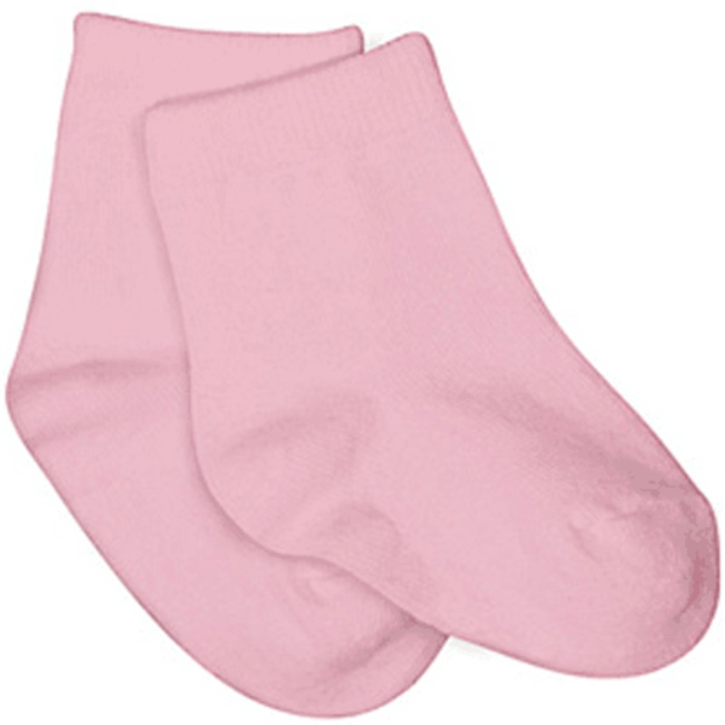 iPlay Organic Solid Socks – Rose – Infant