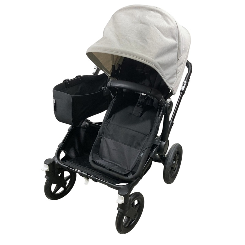 Bugaboo Donkey 5 Mono Stroller, 2024, Black, Midnight Black, Misty White
