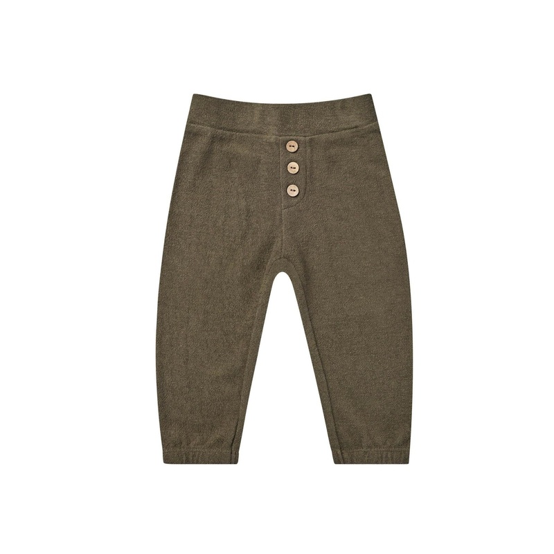 Button Jogger Pant – Army
