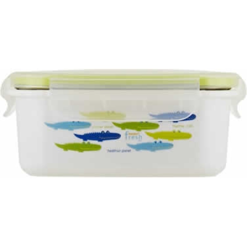 Innobaby Keepin’ Fresh Stainless 15 oz Bento – Alligator/Green