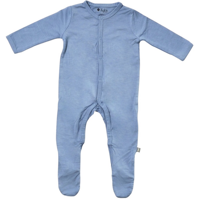 Kyte Baby Footie – Slate (12-18M)
