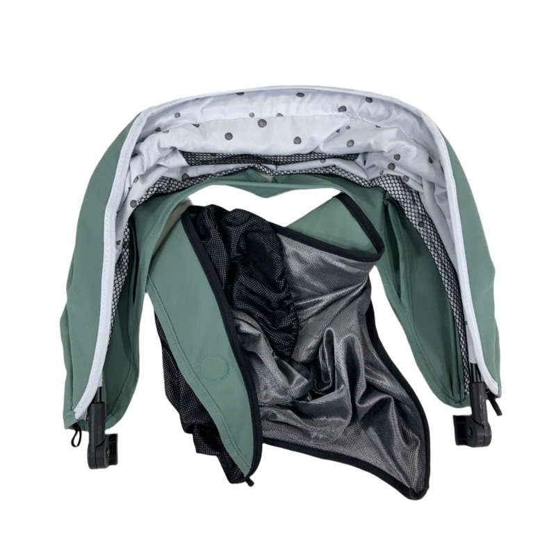 Mockingbird Extendable Canopy with Sunshade, Sage, Watercolor Drops
