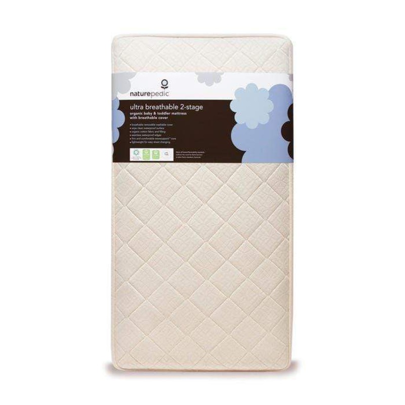 Naturepedic Organic Breathable Ultra 2-Stage Crib Mattress