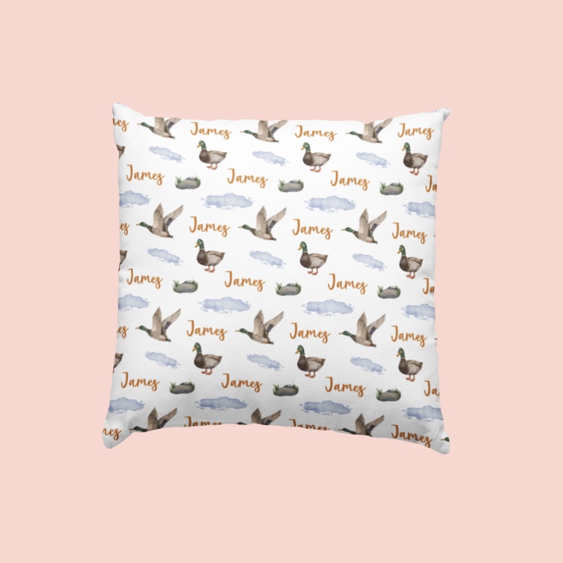 Sugar + Maple Custom Pillow | Many Mallards