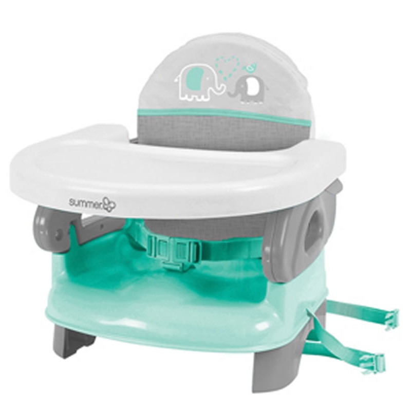 Summer Infant Deluxe Comfort Folding Portable Booster Chair – Elephant Love