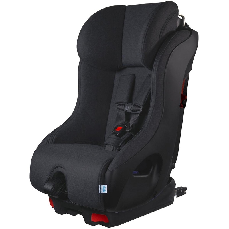 Clek OPEN BOX Foonf Narrow Convertible Car Seat with Anti-Rebound Bar – Mammoth Ziip (Flame Retardant Free)