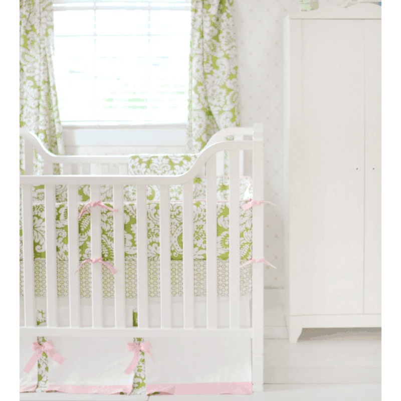 New Arrivals Bloom in Apple 3 Piece Crib Bedding Set