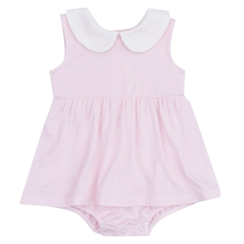 Onesie Skirt Stripe Classic Pink