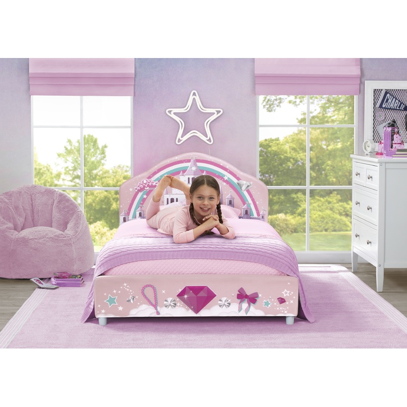 Princess Upholstered Twin Bed