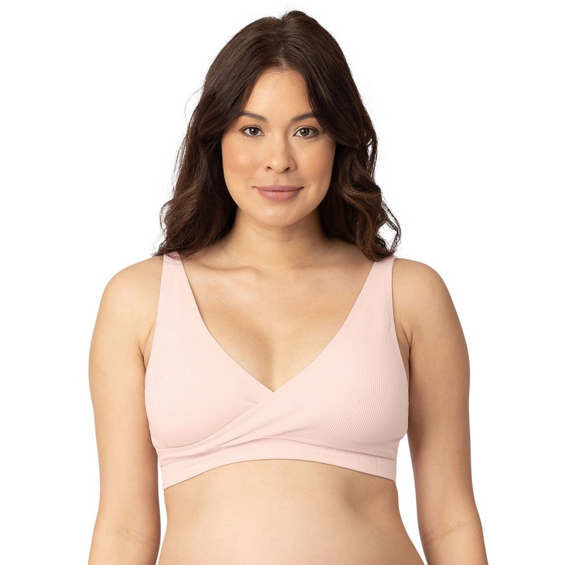 Sublime Adjustable Crossover Nursing & Lounge Bra – Soft Pink