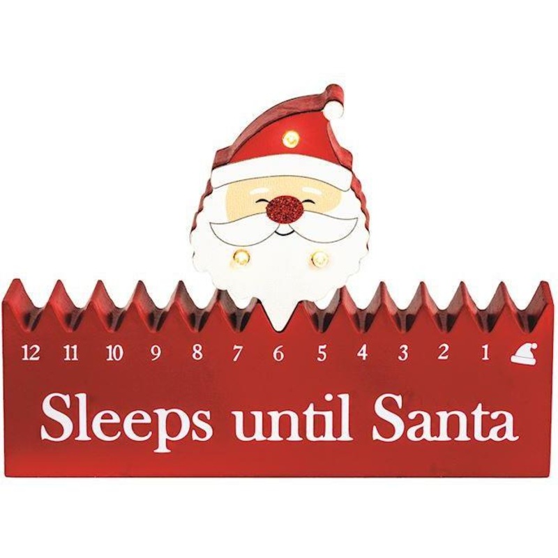 Mud Pie Santa Countdown Block