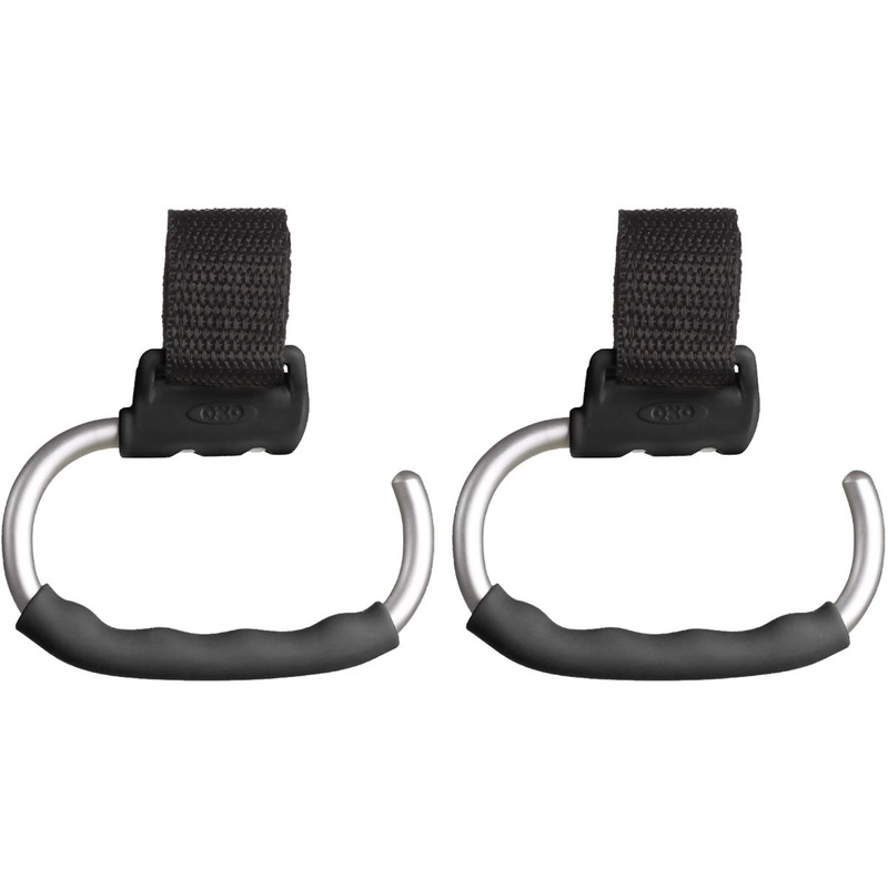 OXO Handy Stroller Hooks, 2-Pack – Grey