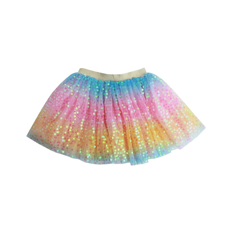 Tutu Tie Dye Pastel Sequin