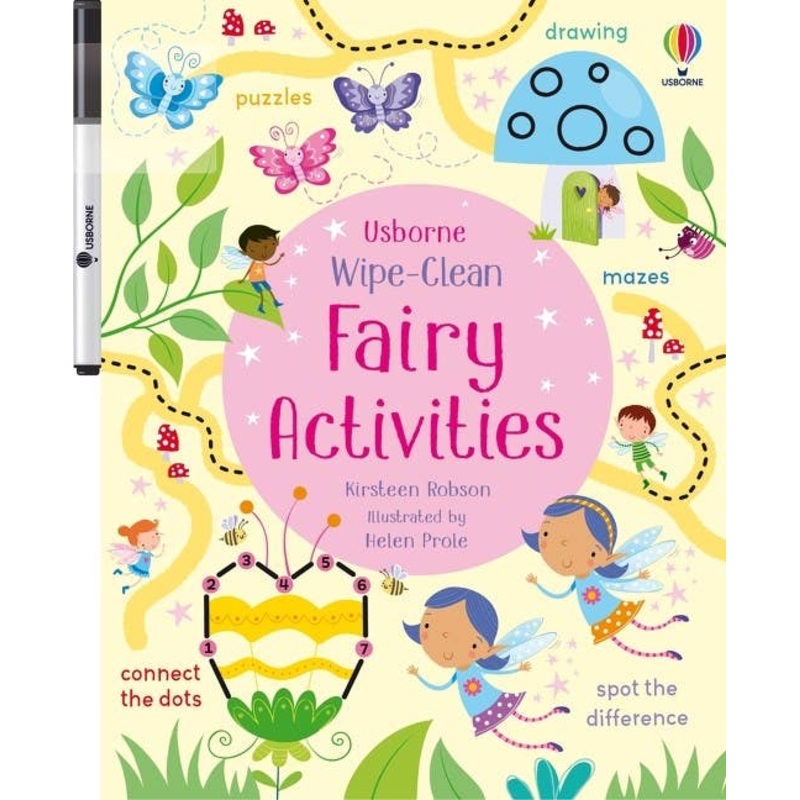 Wipe-Clean Fairy Activities : Usborne