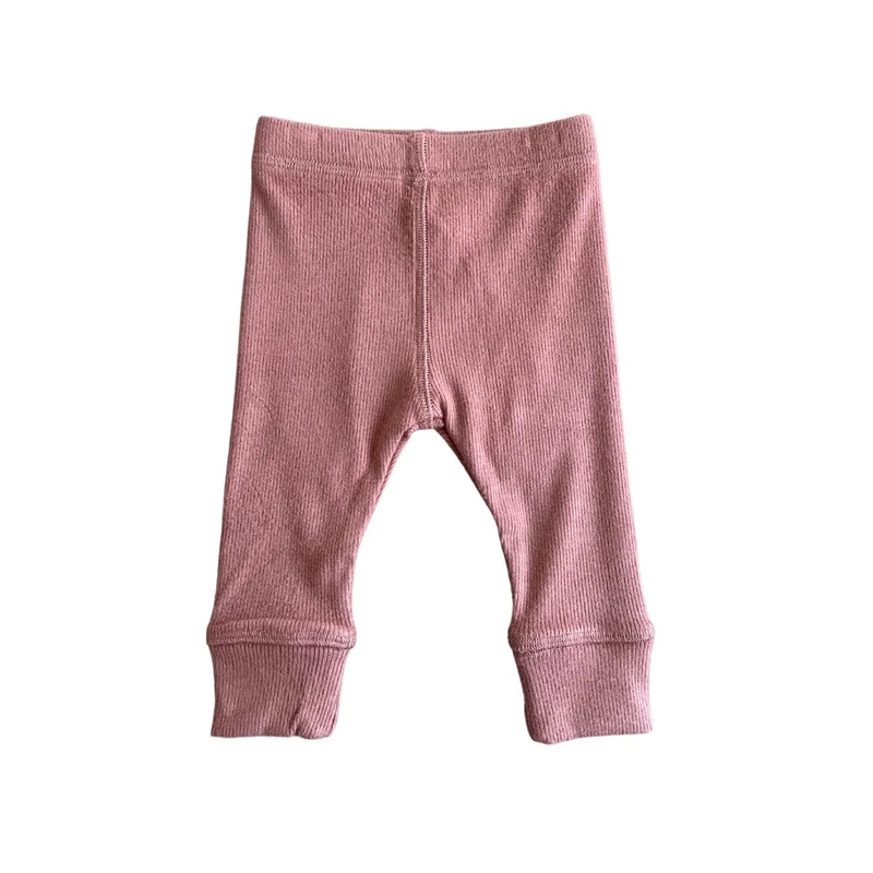 Babysprouts Ribbed Leggings – Brick