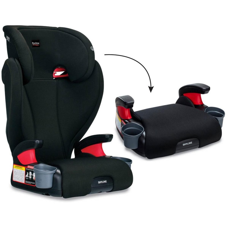 Britax Skyline 2-Stage Belt-Positioning Booster with Quick-Push Connectors – Dusk