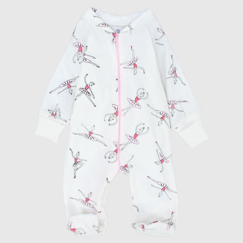 “Little Dancer” Long-Sleeved Baby Footie