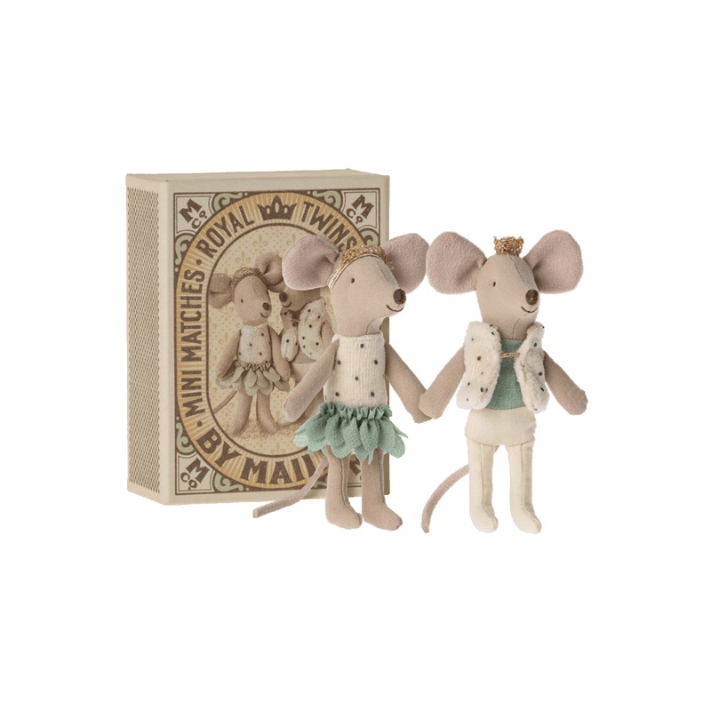 Maileg Royal Twins In Box, Little Brother And Sister