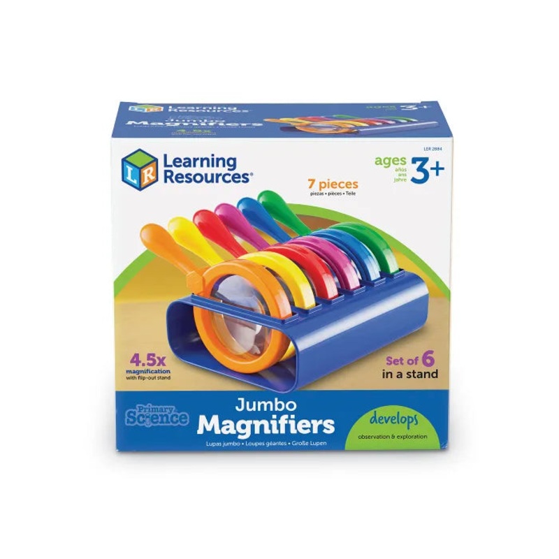 Primary Science Jumbo Magnifiers with Stand