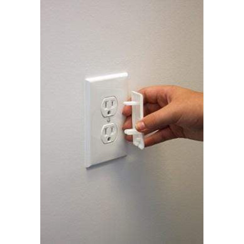 Qdos StayPut Double Outlet Plug – White (6 Pack)