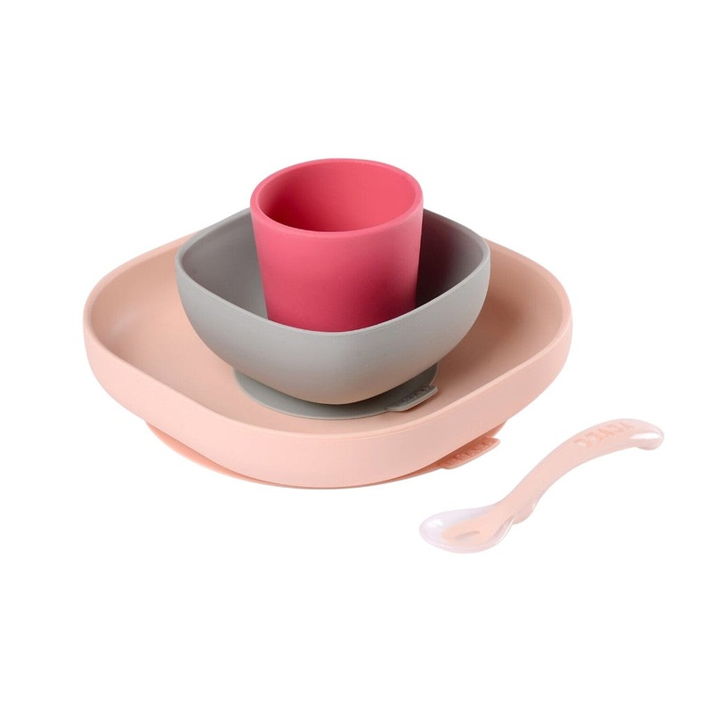 Silicone Meal Set – Rose