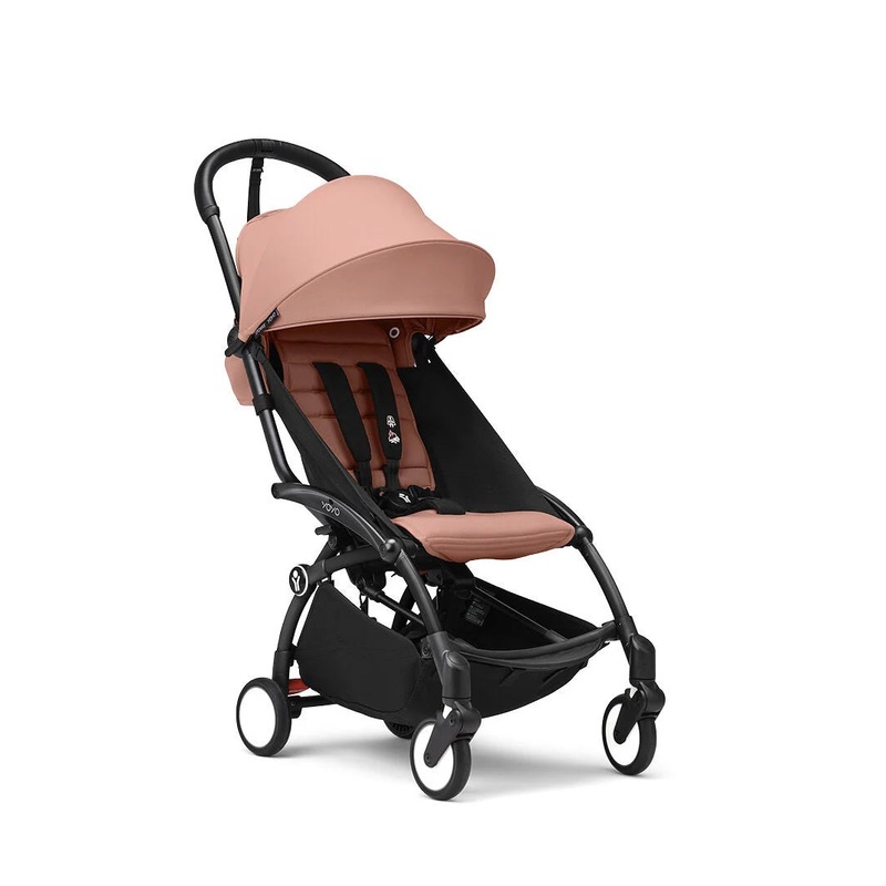 Stokke YOYO 6+ Stroller – Black Frame/GingerFabric