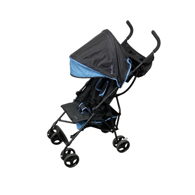 Summer Infant 3D Mini Stroller, 2023, Blue/Black