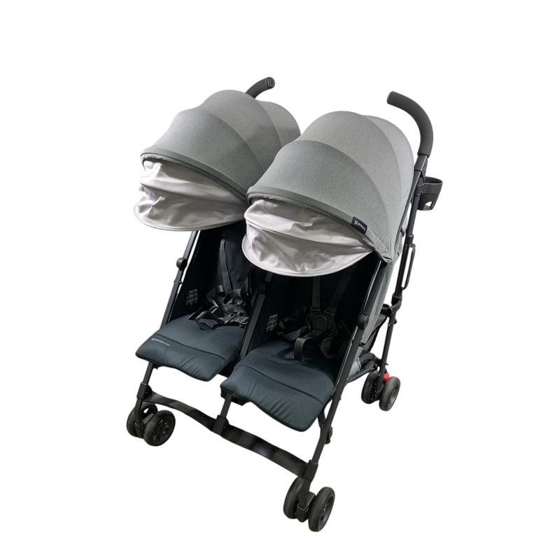 UPPAbaby G-Link V2 Double Stroller, 2022, Greyson (Charcoal Melange)