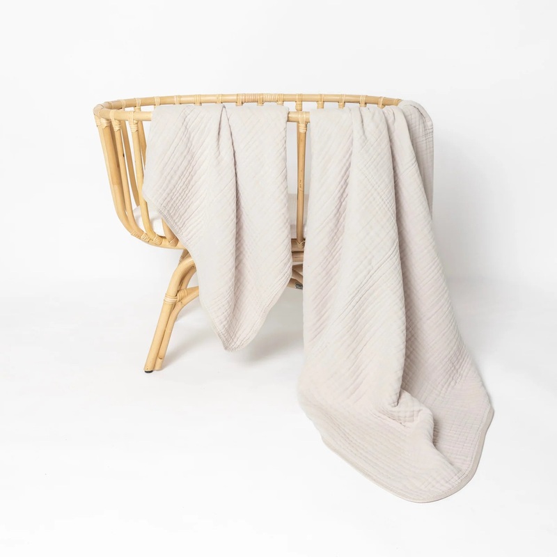 Cloud Muslin Quilt – Grey