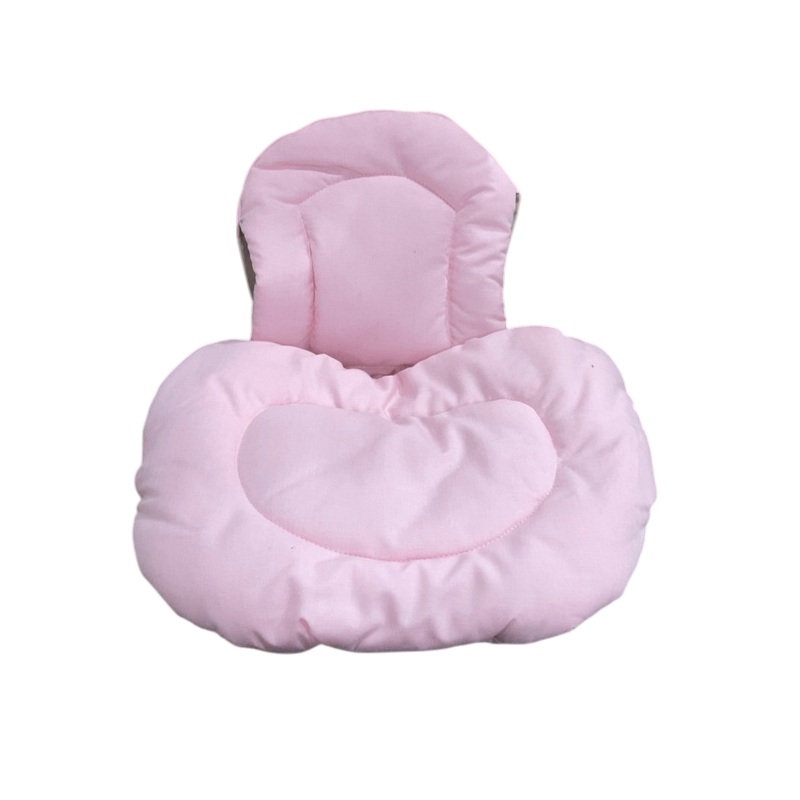 Evomove Nomi High Chair Cushion, Pale Pink/Sand