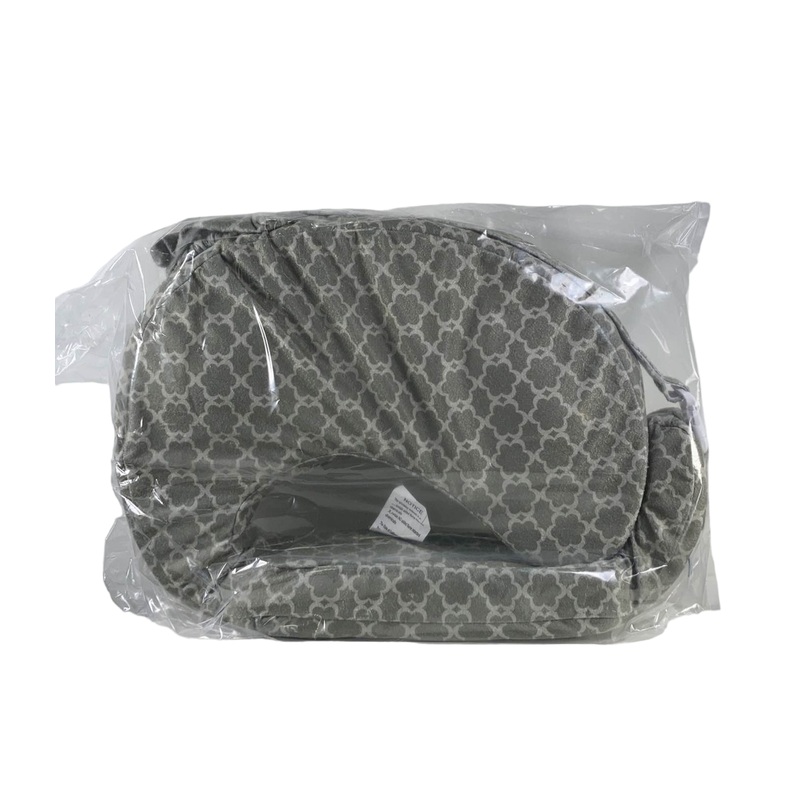 My Brest Friend Deluxe Nursing Pillow, Flower Key Gray