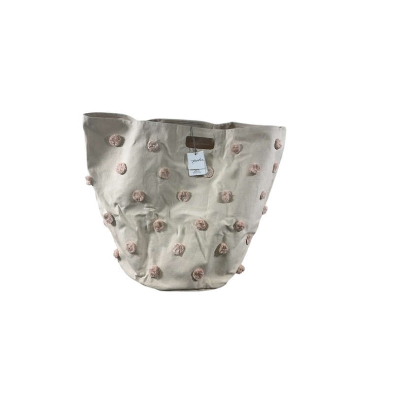 Pehr Pom Pom Hamper 18×20, Peony Pink