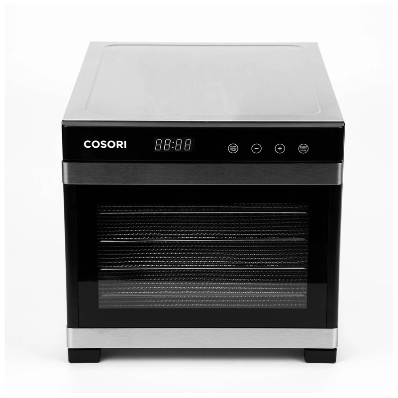 Premium Stainless Steel Food Dehydrator with Bonus Mesh Screens & Fruit Roll Sheets