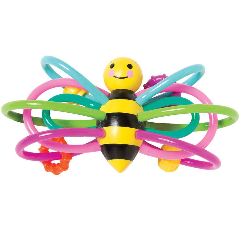 Winkel Bee Rattle and Teether Toy