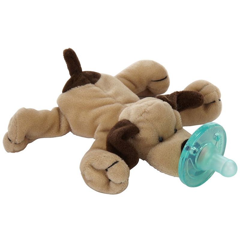 WubbaNub Brown Puppy Pacifier